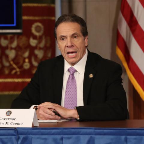 New York Gov. Andrew Cuomo in March 2020