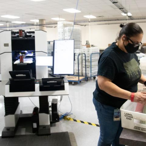 Ballot work in Maricopa County, AZ
