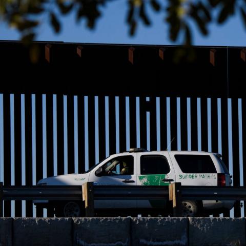 A U.S. Border Patrol agent