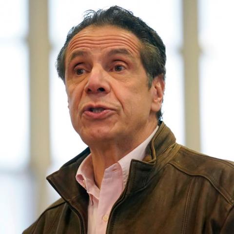 New York Gov. Andrew Cuomo on Feb. 22, 2021
