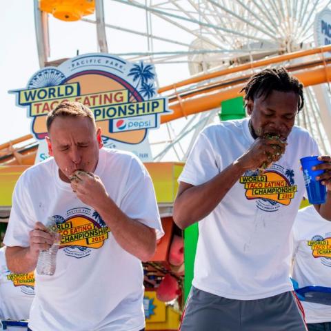 Taco eating contest