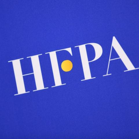 Hollwood Foreign Press Association logo in January 2020