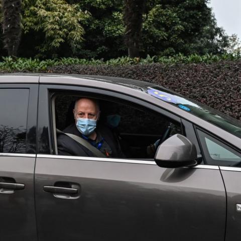 Peter Daszak, the president of EcoHealth Alliance, in Wuhan, China