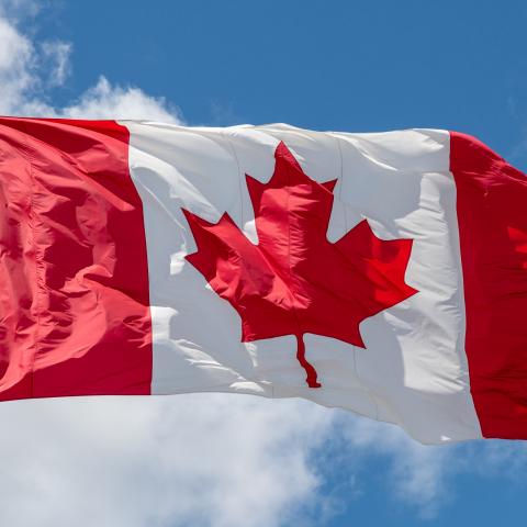 The Canadian flag