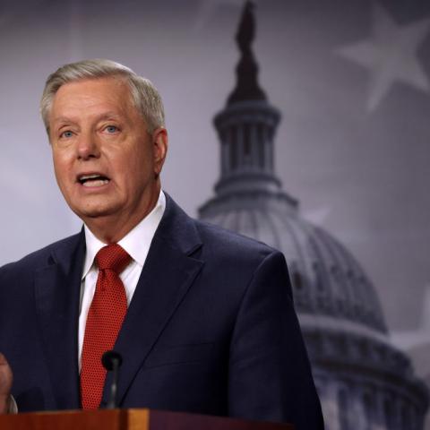 Sen. Lindsey Graham on April 14, 2021