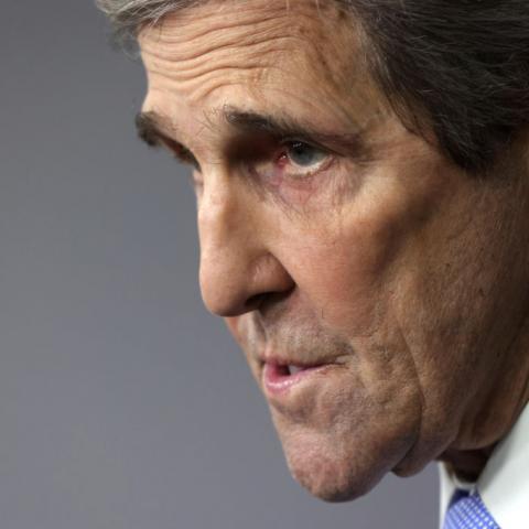Special Presidential Envoy for Climate John Kerry on April 22, 2021