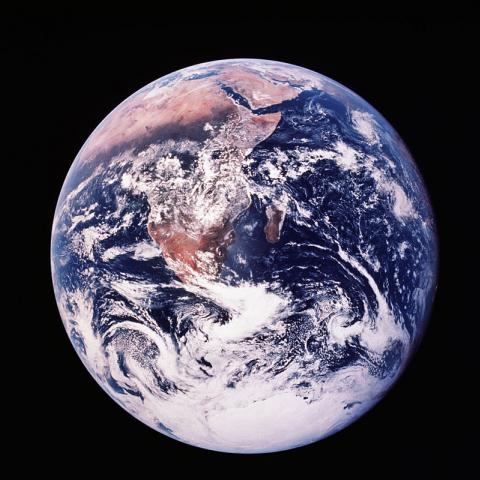 Earth seen from space