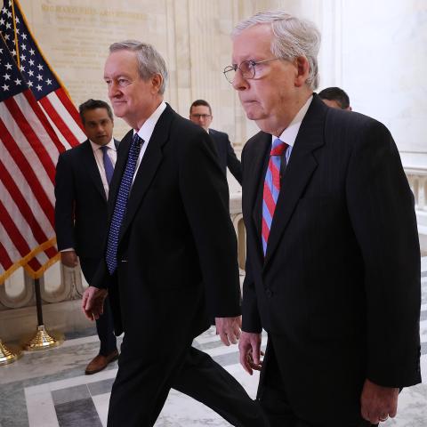McConnell, 43 GOP senators ask Garland to make Durham's Russia probe report public 'upon completion'
