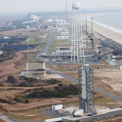 The Wallops Island launching facility