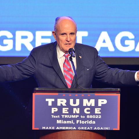 Rudy Giuliani in September 2016