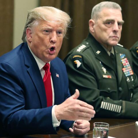 'Do you miss me yet?' asks Trump amid barrage of foreign and domestic crises
