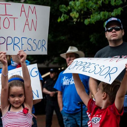 Anti-CRT protests in Loudoun County, Va., June 2021