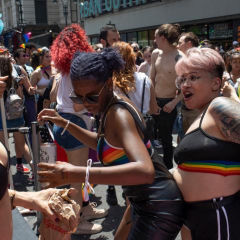 Gay pride celebrations in New York City