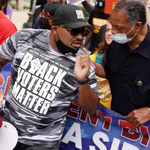 Fully vaccinated Jesse Jackson hospitalized with COVID-19