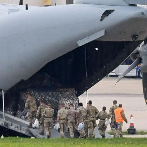 UK ending their Afghanistan evacuation operation this weekend