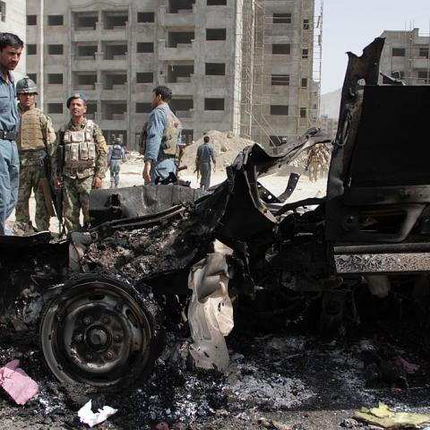 Rocket attack likely at Kabul airport misses, evacuations continue