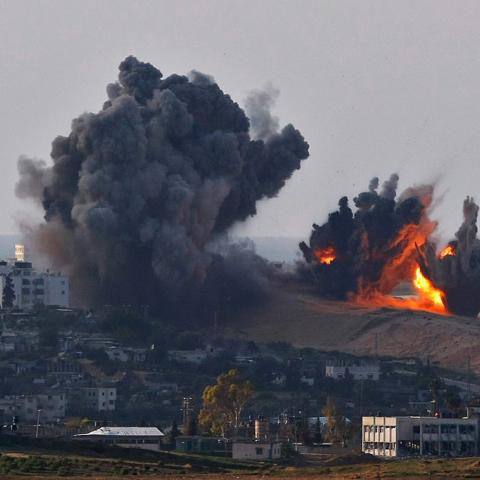 Tensions flare up between Israel and Hamas; Israel targets military compound and tunnel entrance