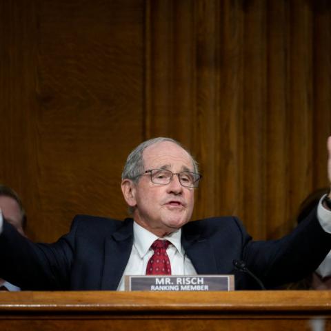 GOP Sen Risch asks Blinken who's 'calling the shots' at White House, says Biden is 'puppeteer act'