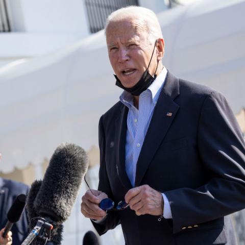 Biden heckled about Afghanistan when touring NJ flood damage, told to 'leave no American behind'