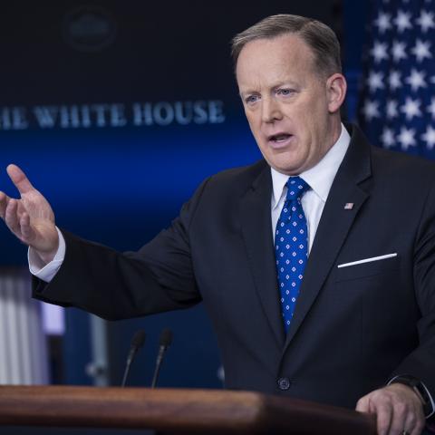 Sean Spicer vows to sue after White House fires Trump appointees from military academy boards