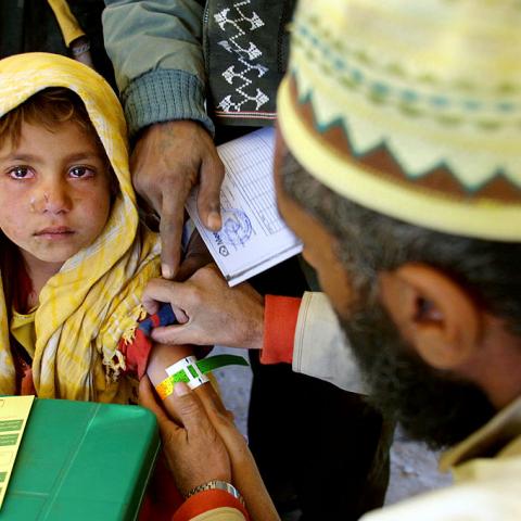 Mass vaccination efforts underway for Afghan refugees exposed to measles