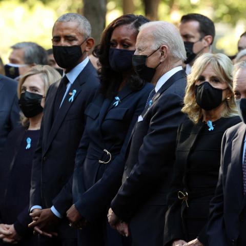 Biden, former presidents' 9/11 remarks differ in world views, similar on unity, terror
