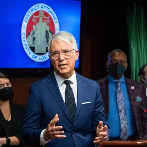 Poll shows Los Angeles DA George Gascón, targeted as soft on crime, down 25 points in reelection bid
