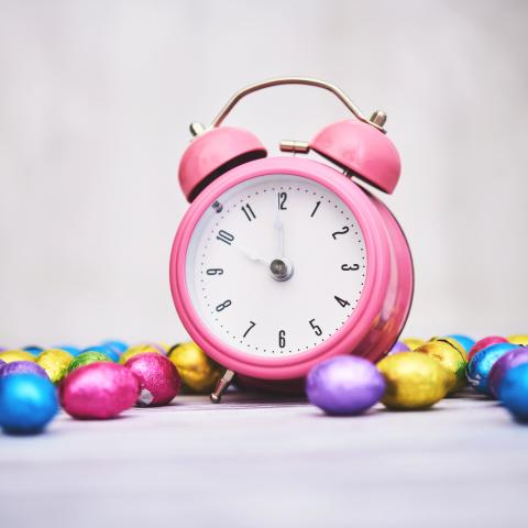 Daylight saving time begins on Sunday
