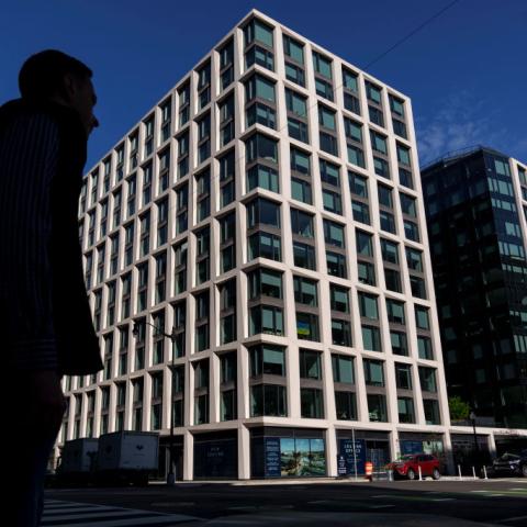 The Navy Yard apartment in which the alleged impersonators lived, Apr. 8 2022