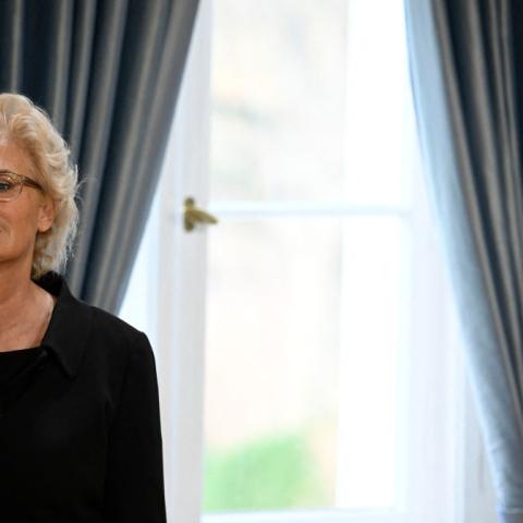 German Defense Minister Christine Lambrecht, Jan. 2023