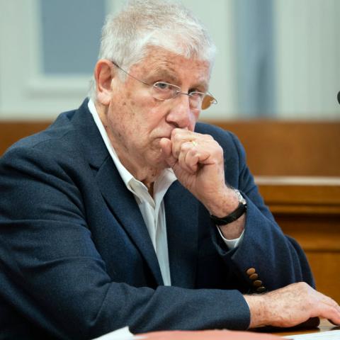 Eliot Cutler at plea charge hearing