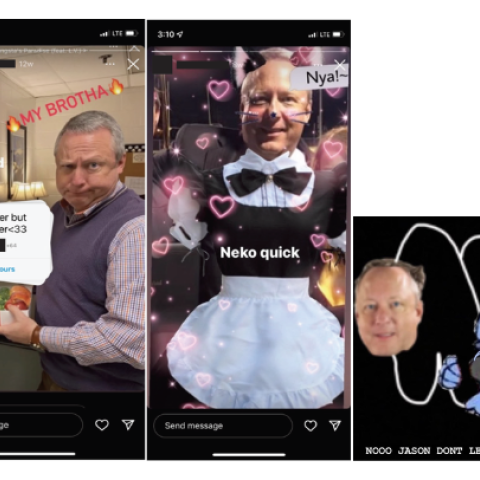 Student's memes of former Principal Jason Quick