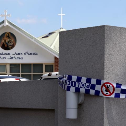 Church stabbing attack investigated as terror incident