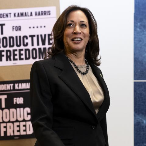 Kamala Harris says that her intention is to 'earn and win' the Democratic presidential nomination
