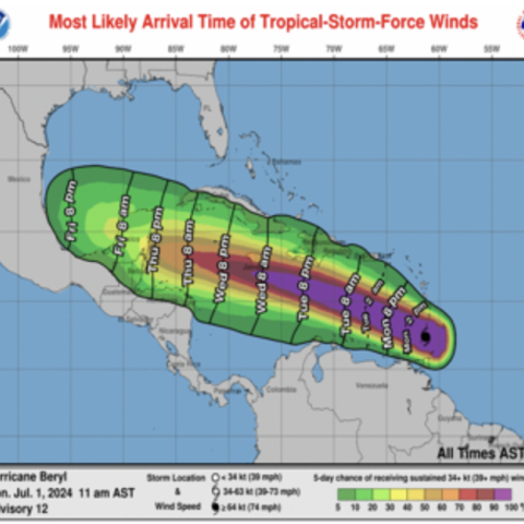Hurricane Beryl makes landfall as Category 4 storm