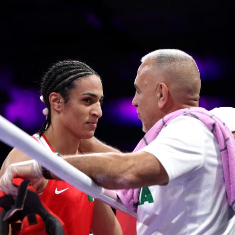 Algeria boxer at center of gender-qualification controversy will compete in Olympic gold round