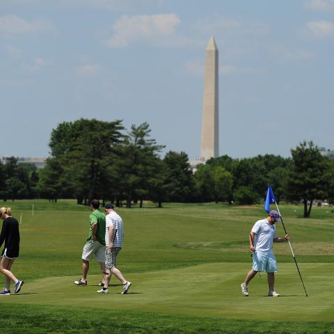 Judge in Trump's bid to remake DC public golf course rejects DOJ call to step aside, hearing Monday