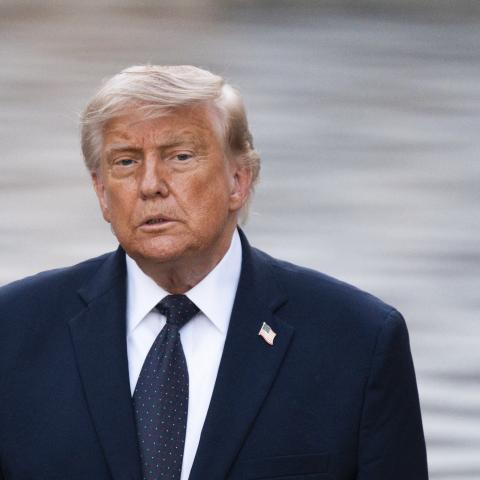 Trump confirms five people have been arrested for vandalism of Lincoln Memorial reflecting pool