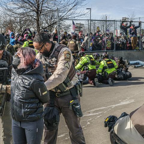 Fifteen immigration protestors in Minnesota charged with impeding and injuring agents