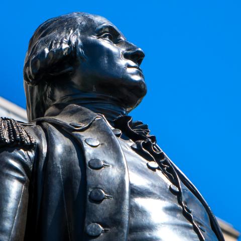 Trump calls on Smithsonian to install 30-foot George Washington statue and 5-year exhibition