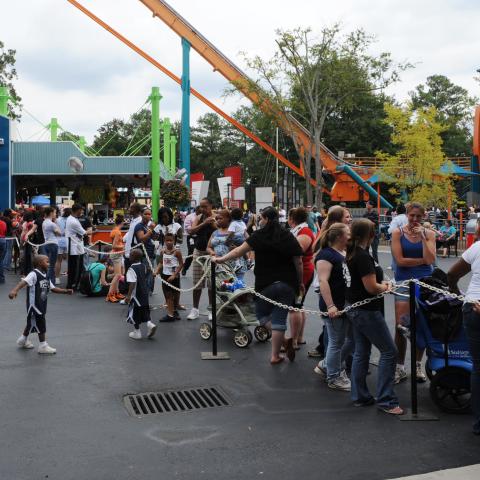 Man dies after falling of rollercoaster at Six Flag amusement park in Georgia: police, witnesses